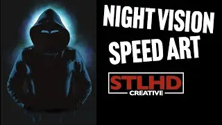 [Speed Art] Night vision Illustration | Procreate