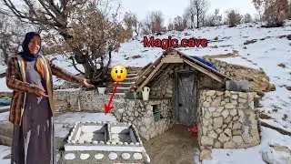 Today's blog A cave woman in winter who surprises everyone 😲