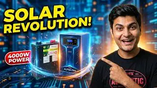 🔋 UTL Solar Inverter Alpha Pro Review | Lithium-ion Battery ke Sath Powerful Solar Setup!