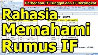 Memahami Rumus IF Tunggal & IF Bertingkat