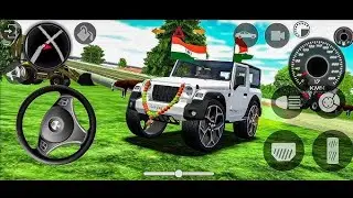 Dollar (song) New Car Simulator 3d Mahindra Red Thar 👿Driving Indian Car Simulator #gaming #thar 