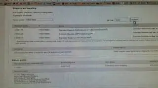 eBay shipping estimate error.