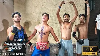 WWE &mdash; Роман Рейнс против Брока Леснара против Брона Строумана против Самоа Джо | Summerslam 2023