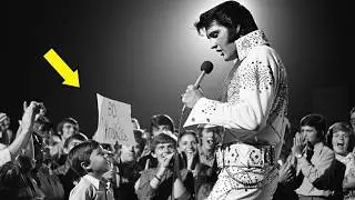 When a young boy held up a handmade sign in Memphis &mdash; Elvis&rsquo;s reaction became LEGENDARY