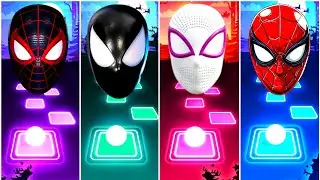 Miles Morales 🆚 Spider Gwen 🆚 Red Spider-man 🆚 Spider-man,🎶Who Is Best?❤️❤️
