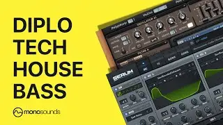 How to make Diplo Type Tech House Bass in Serum | Tutorial by Monosounds.studio
