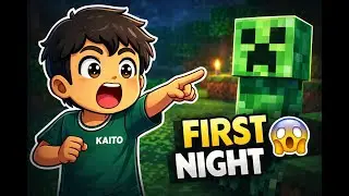 I Survived My First Day! | Minecraft Survival Ep 1