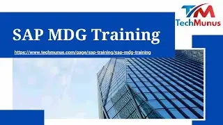SAP MDG Training &ndash; SAP MDG Online Training (SAP MDG Certification Tips) SAP MDG Course