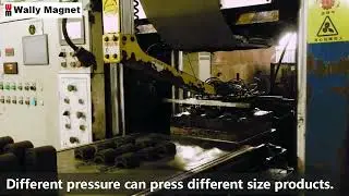Ferrite segment magnet, Ceramic magnet, motor magnet,  Ferrite magnet pressing process
