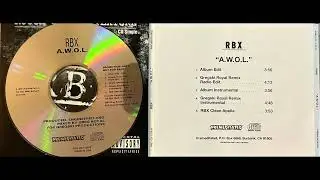 RBX (5. A.W.O.L. - CLEAN ACAPELLA)(1995 Promo CD Single)(The R.B.X Files)(Dr. Dre)(Snoop Dogg)Apella