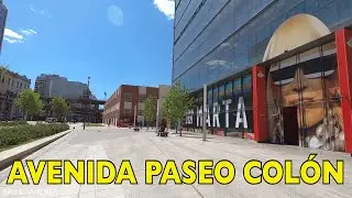 [4K] Buenos Aires Walk - Avenida Paseo Col&oacute;n / Fundaci&oacute;n Santander / Marta Minuj&iacute;n - Buenos Aires