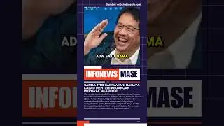 CANDA TITO KARNAVIAN: BAHAYA KALAU MENTERI KEUANGAN PURBAYA NGAMBEK!