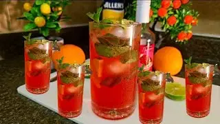 Summer Refreshing Drinks || Grenadine Breeze || Mojito Recipe || @hazelDWanderEater