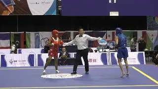 HYX 16th World Wushu Championships Sanda Men's 52KG - Philippines vs. China