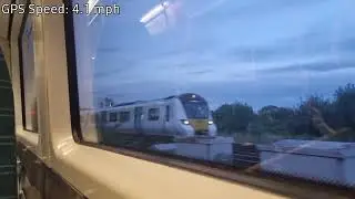 Class 377/6 Electrostar (10 car Acceleration) + nice traction motor sounds!!