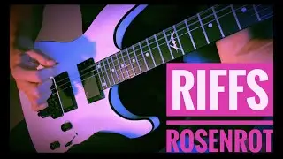 RAMMSTEIN - RIFFS ALBUM ROSENROT (GUITAR COVER) MULTICAM