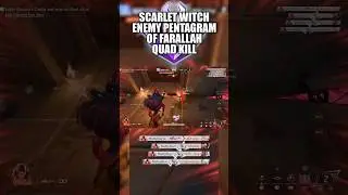 Видеоролик Marvel Rivals: Алая Ведьма и Пентаграмма Фараллы, Четверной Убийственный удар