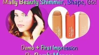 Mally Beauty Shimmer Shape & Go! Demo + First Impression