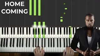 Kanye West - Homecoming (Piano Tutorial Lesson)
