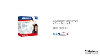 Leukoplast Elastomull 2pcs 8cm x 4m 79996 07