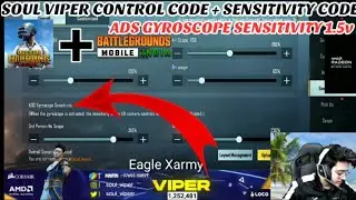 SOUL VIPER REVELD HIS NEW SENSITIVITY SETTINGS | VIPER BGMI SENSITIVITY SETTINGS | BEST BGMI PLAYER