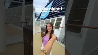 come along night 1 of our cruise with norwegian!! the chocolate lava cake was 🥳 #cruise #cruisevlog