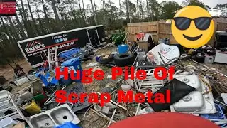 Scrap Metal Recycling Run. Good Scrap Trip.