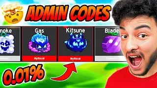 I Used 'ADMIN CODES' To Roll 100% Mythicals! 🤫🔥 (Blox Fruits)