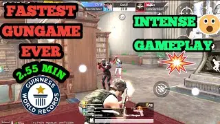 FASTEST GAMEPLAY OF PUBG MOBILE HISTORY | GUN GAME MODE (LIBRARY)  FT ALIBABA GAMING