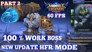 Tutorial MODE HFR mobile legends 2019