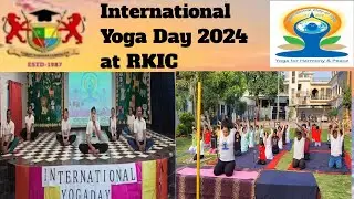 10th International day of YOGA 2024 at RKIC lYogacharya Pt. Naveen l