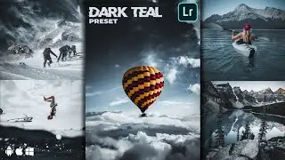 Dark Teal preset - Lightroom presets | dark teal tone | teal presets | dark photo editing