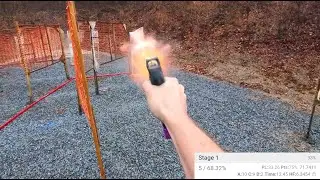 USPSA in the rain - Carry Optics - from concealment AIWB