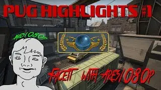 CS:GO Faceit with a Professional | Highlights #1