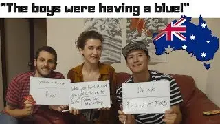 AUSTRALIAN SLANG CHALLENGE!: Americans and A Japanese Man Guess Aussie Slang!