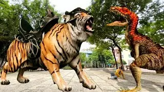 Fascinating animal sounds in wildlife:Jackal,Flamingo,Dinosaur,Tiger,Mollusks,Flying dragon,Scorpion