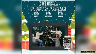 WiFi Digital Photo Frame 101 Inch 32GB Smart Digital Picture Frame with 1280x800 HD Touch Screen Di