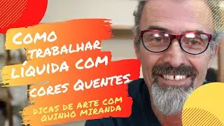 Como fazer aquarela líquida em cores quentes @ Dicas de arte