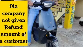 When a person cancel ola scooter but company not given refund amount in 12 day later customer 😭😭😭Why