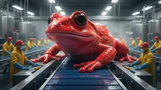 Inside the FROG Leather Factory | BILLION Dollar Products Are Made from FROG Skin
