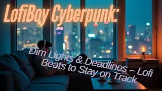 LofiBoy Cyberpunk  Dim Lights & Deadlines &ndash; Lofi Beats to Stay on Track ‐ Feito com o Clipchamp