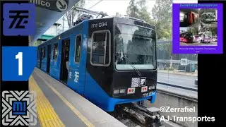 STE CDMX | TRENES TE95, 1 TE06 Y TE12 DEL TREN LIGERO