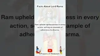 Ram's Defense of Dharma in All Actions