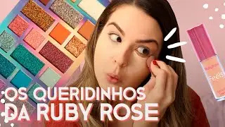 TESTEI as maquiagens FAVORITAS da RUBY ROSE: corretivo feels, paleta de sombras e + | Mylena Matos
