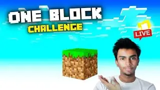 Minecraft OneBlock LIVE | Survival, Challenges & Funny Moments | Hindi Gameplay