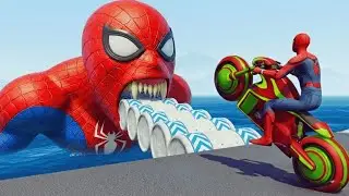 Spider-Man الرجل العنكبوت ينقذ هالك Rescue Hulk vs Superman vs venom funny Game GTA 5 superhero