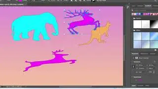 Shape Tools with Creative Color Ideas in Adobe Photoshop