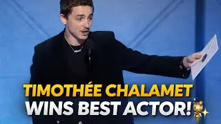 Timoth&eacute;e Chalamet Won Best Male Actor In Golden Globes Award 