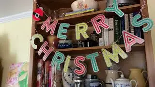 Lower Middle Class Christmas Home tour. Southern Home Senior Living Handicap Living.