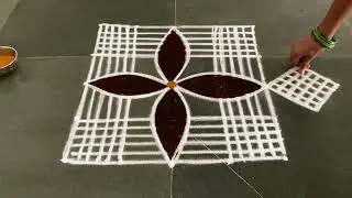 Easy padikolam designs| Simple muggulu designs| easy rangoli designs| Beginners kolam